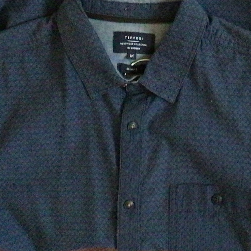 Tiffosi Menswear Collection Dress Shirt Size M